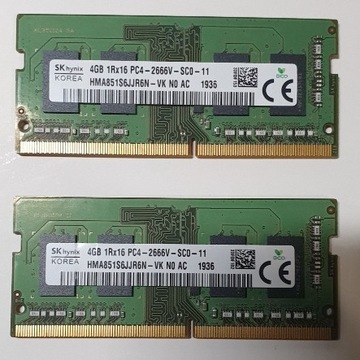 Pamięć do laptopa DDR4 4GB HYNIX PC4-2666V