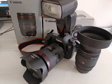 Canon EOS 6D Mark II +obiektywy+ lampa