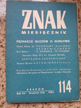 Znak miesięcznik nr 114 Modlitwa