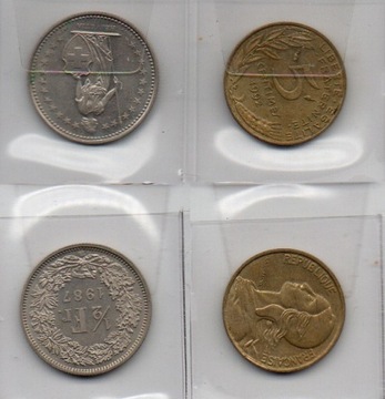 2 monety FRANCJA