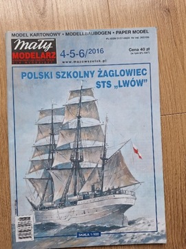 Mały Modelarz Żaglowiec Lwów 4-5-6/2016
