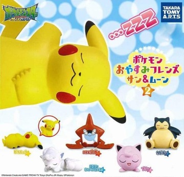 Figurki Pokemon Tomy Gachapon Sleeping Friends 