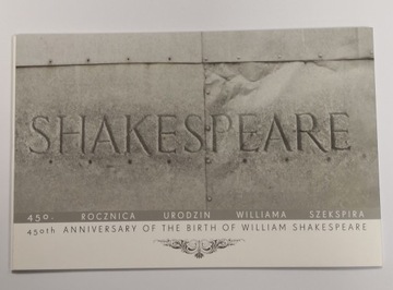 450 rocznica urodzin Williama Szekspira