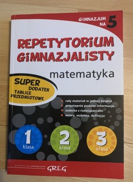 Repetytorium gimnazjalisty Matematyka M. Lichosik