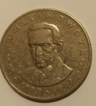 Moneta Marceli Nowotko 20 zł z 1975  roku 