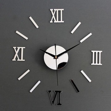 Zegar lustrzany akrylowy