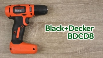 Black Decker Wkrętarka BDCD8 akumulatorowa 7,2V 1