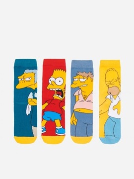 Nowe Skarpetki 4-pak The Simpsons