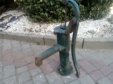 Hydrant Żeliwny z wajchą Pompa Dekoracja Ogrodu Fv