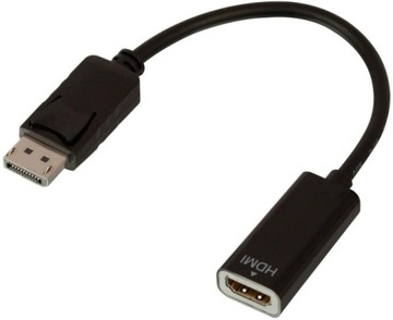 Konwerter DisplayPort do HDMI LINDY czarny