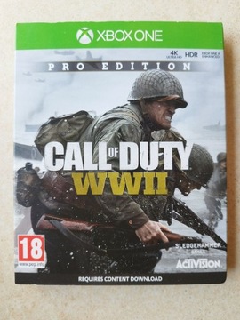 Call of duty WWII Pro edition Steelbook xbox one x