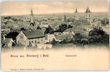 ZIELONA GÓRA Grunberg panorama ok 1900