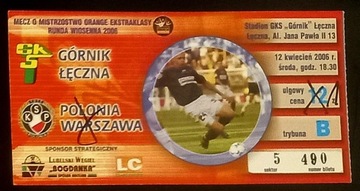 Ekstraklasa: Górnik Łęczna - Polonia Warszawa 2006