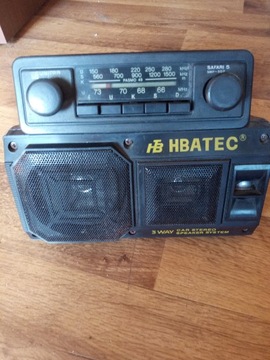 Radio Safari 5 -PRL-UNITRA -Fiat 126p,125p+ głośnik-sprawne