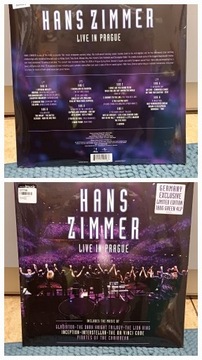 Hans Zimmer Live in Prague 4x LP Vinyl Green 180g