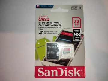 Karta SanDisk Ultra microSD 32GB z Raspberry Pi OS