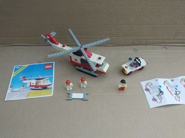Lego 6691 Red Cross Helicopter + 6629 Ambulance