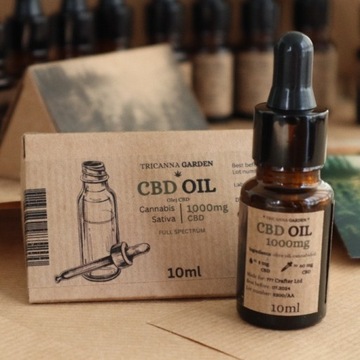 Olej CBD 1000mg, buteleczka 10ml (10%)