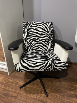 Krzesło Fotel Obrotowy Zebra