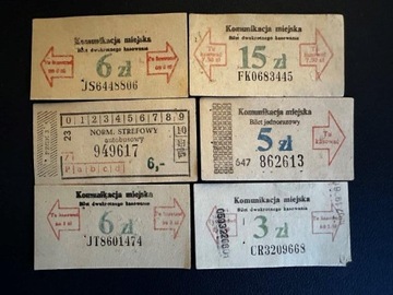 Bilety komunikacji miejskiej (10 szt.)