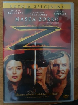 Maska Zorro DVD EDYCJA SPECJALNA PL