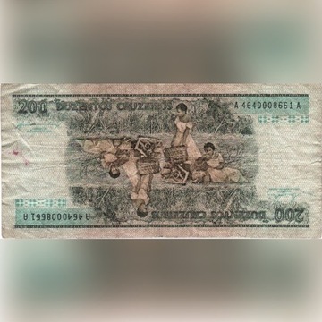 Brazylia 200 cruzeiros, 500 cruzeiros