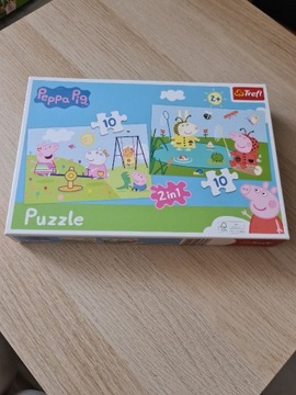 Trefl Puzzle 2W1 Świnka Peppa 90978