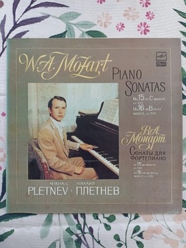 MOZART PIANO SONATAS No. 15 No. 16 MIKHAIL PLETNEV