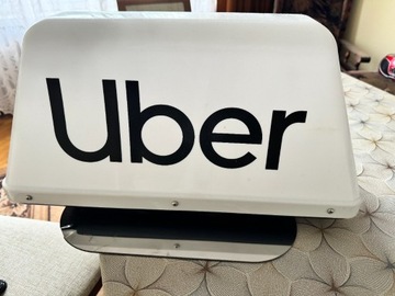 Lampa Kogut Taxi LED Uber na Magnes oraz Bolt FreeNow