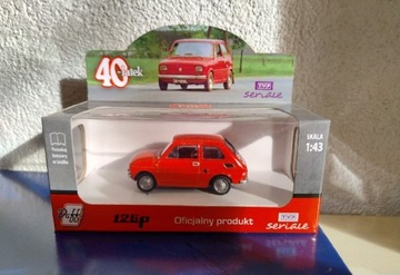 Fiat 126P Czterdziestolatek Czerwony 