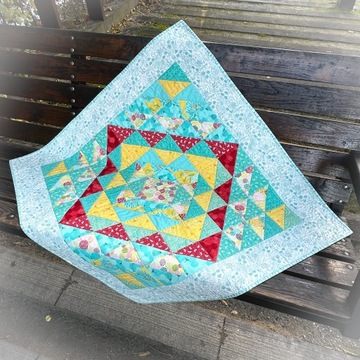 Patchwork Kołderka dziecięca 102 cm x 102 cm