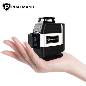 Laser krzyżowy Pracmanu Mini 16 linii 360 4D