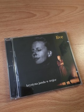 Krystyna Janda w Trójce Live z autografem płyta CD