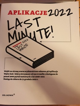 Aplikacje 2022. Last minut