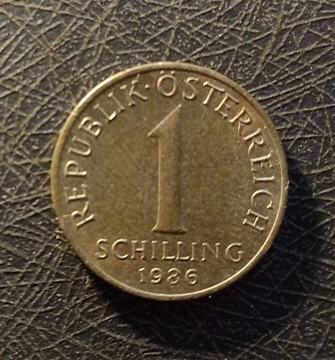 Moneta 1 szyling 1986