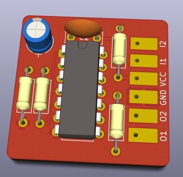 Płytka PCB do OpenAmigaMouseTrigger V2