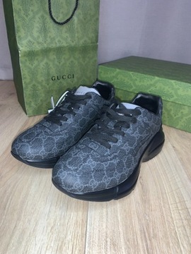 Buty Gucci - Rhyton lace-up sneakers