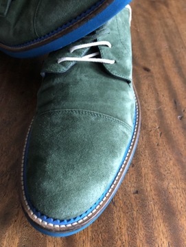 Ryłko buty męskie zielony zamsz 28,5 cm, rozmiar41