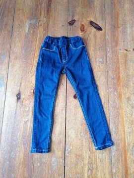 Spodnie dziewczęce jeansy slim H&M r. 98