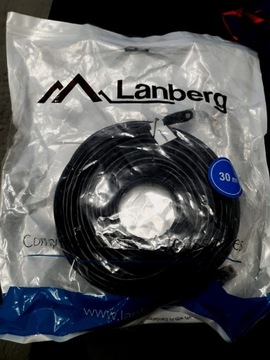 Skrętka kabel Patchcord cat.6 30m lanberg f/utp