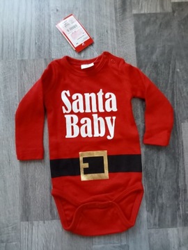 Body świąteczne święta Santa Baby 56 62 