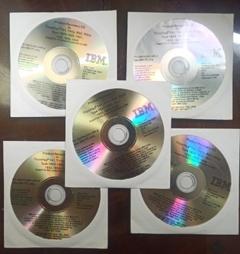 Recovery CD ThinkPad T41, T41p, R50, R50p
