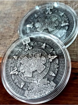 Stacker Aztec Sun Stone 2oz Komsco 2022 srebro 