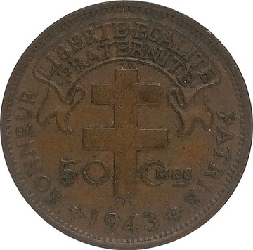 Kamerun 50 centimes 1943, KM#6