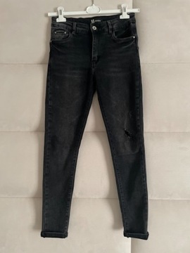 Jeansy M Sara 27 38 M zara H&M przecierane 