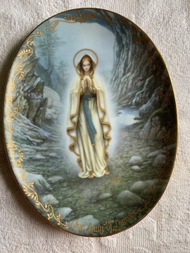 Our Lady of Lourdes-talerz do zawieszania-USA