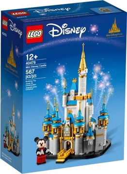 LEGO Disney 40478 - Miniaturowy zamek Disneya