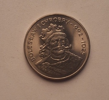 Moneta 50 zł Bolesław Chrobry