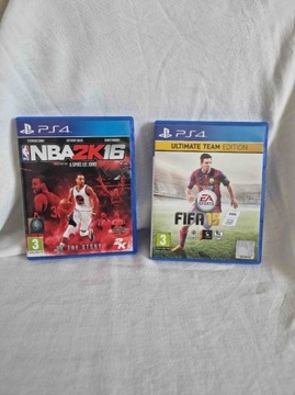 NBA 2K16 PLUS FIFA 15 SONY PLAYSTAION 4