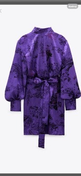 Zara sukienka fioletowa